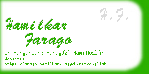 hamilkar farago business card